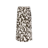 Dante6 - Leica Printed Midi Skirt Jungle Leaf