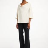 By Malene Birger - Bryar Cotton T-shirt, berige